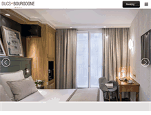 Tablet Screenshot of bestwestern-bourgogne.com